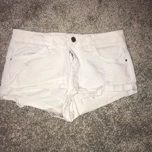 Top shop jean shorts